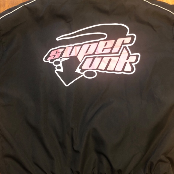 Women/Junior Harajuku hip-hop 90s black jacket - Picture 3 of 5